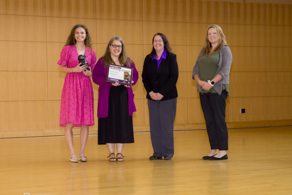 Publications Team accepting award